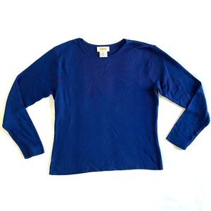 Talbots Petites Silk Sweater